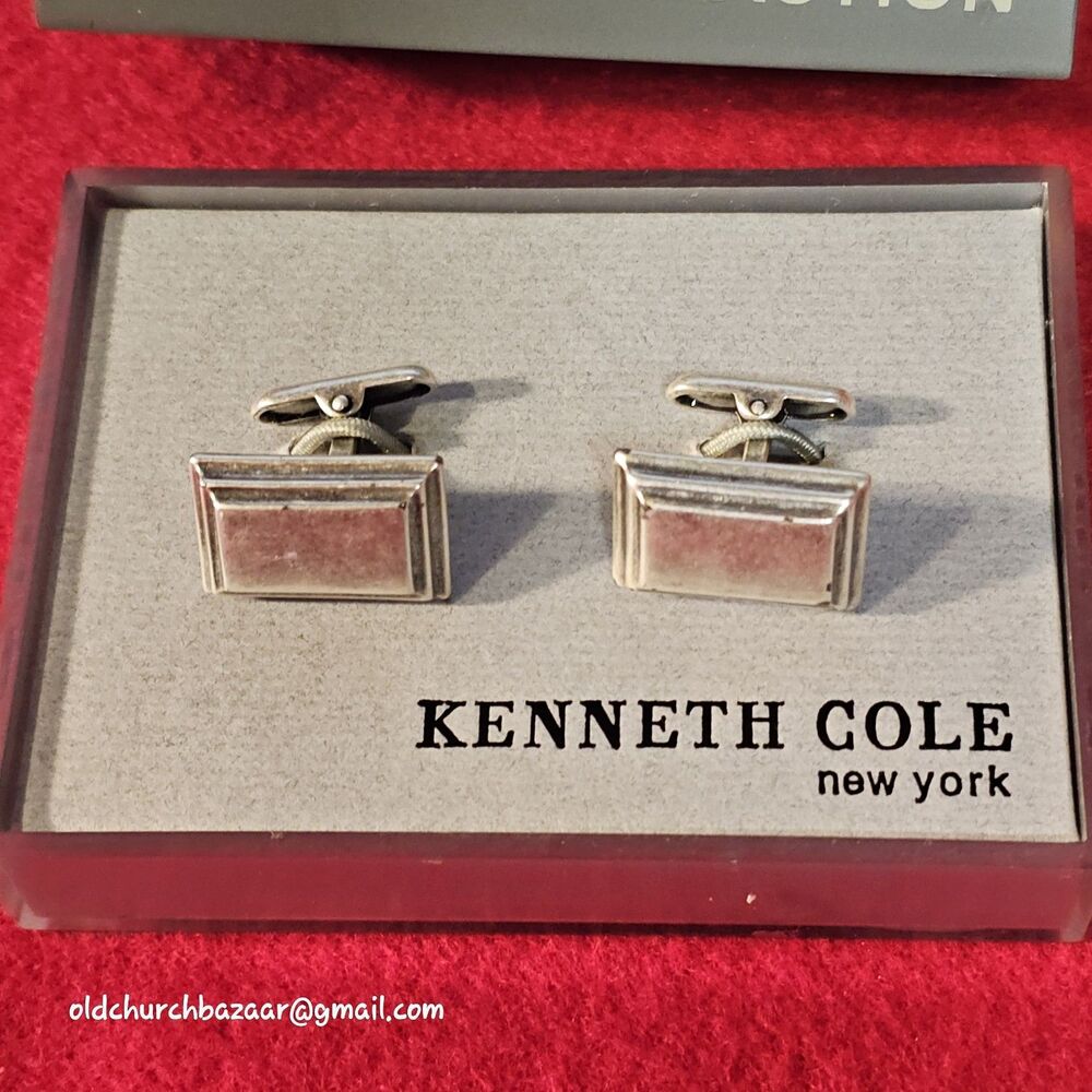 Kenneth Cole REACTION Cuff Links, silvertone - Bottle Opener & Cap